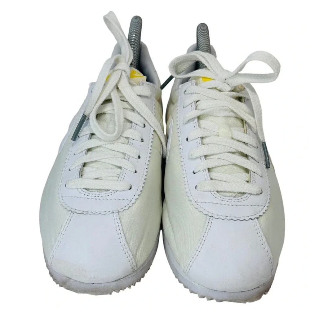 Nike Mens Shoes Size 9 Classic Cortez Nylon 2009 White Yellow‎ Retro 354698-111